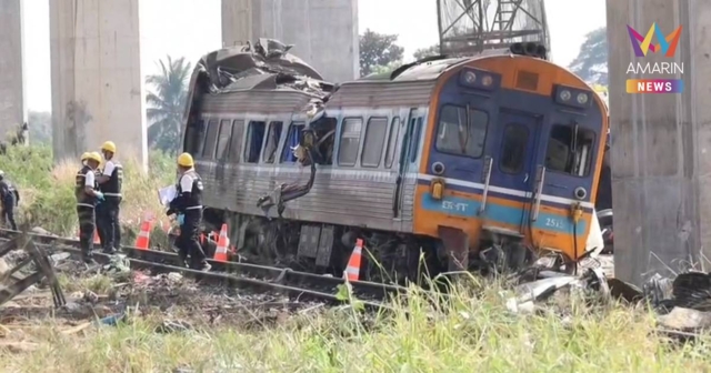 เปิดตัวเลขเยียวยา เครนถล่มทับรถไฟ เสียชีวิต รายละ 1.69 ล้านบาท