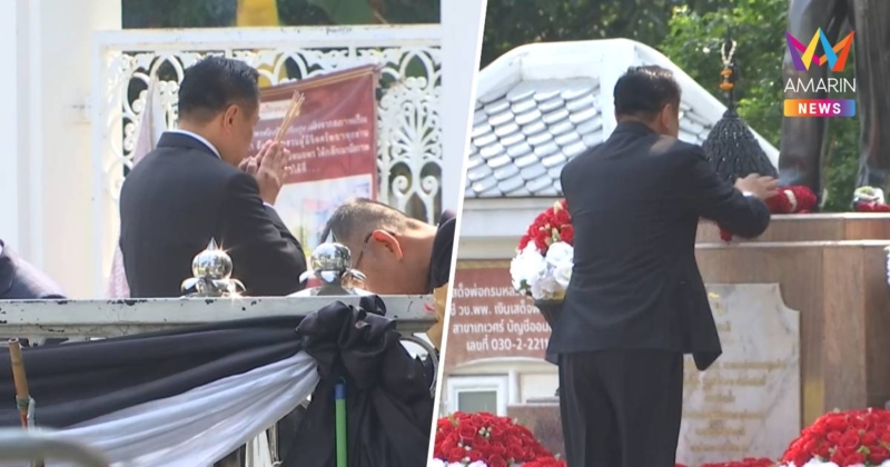 อนุทิน ไหว้ เสด็จเตี่ย ปัด ขอพรกลับเข้าทำเนียบฯ ขอสานต่อคนละครึ่งพลัส