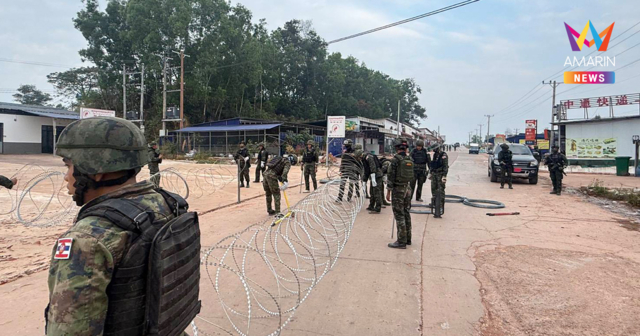 ทหารเรือคุมเข้ม ผลักดันแก๊งจีนมือบอนรื้อรั้วชายแดนตราดออกนอกพื้นที่