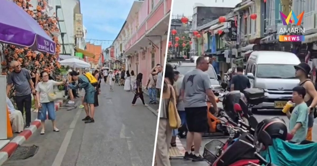 ตรุษจีนภูเก็ตคึก!นักท่องเที่ยวแห่เช็กอินย่านเมืองเก่าเงินสะพัดทั่วเกาะ