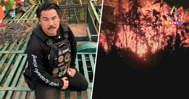 กรรมติดจรวด! ทหารกัมพูชาจุดไฟเผาป่าหวังลามเข้าไทย สุดท้ายลมพัดหวน