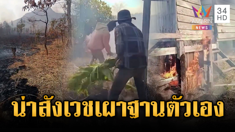 ทหารเขมรเสียงเศร้า! เผาป่าป่วนไทย แต่ลมหวนไหม้ฐานตัวเอง