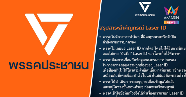 พรรคประชาชนแจงยิบ 