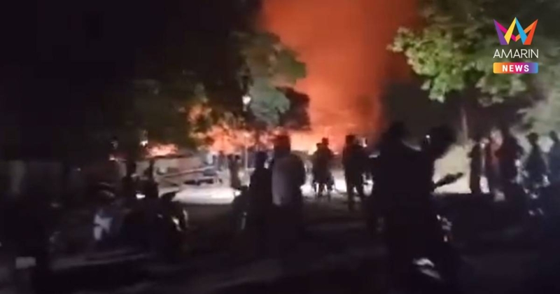 ไฟไหม้ฝั่งกัมพูชา7จุด ใกล้ชายแดนไทย"ศรีสะเกษ-สุรินทร์"ห่างสุด500เมตร