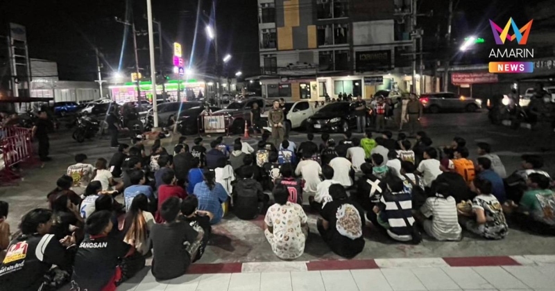 ปทุมธานี เปิดปฏิบัติการฟ้าสางล้อมจับแก๊งเด็กแว้นรวบ80คนยึดรถ 57 คัน
