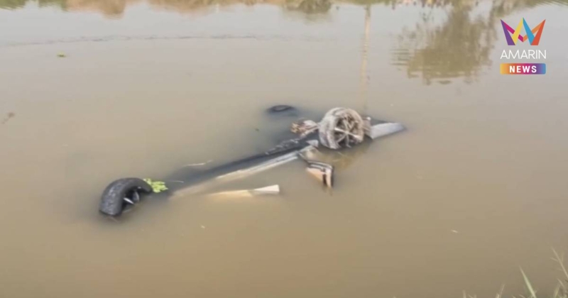 สลด! หนุ่มขับกระบะเสียหลักตกคลองดับ 3 ศพ เด็ก 10 ขวบรอด