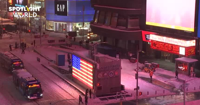 พายุหิมะแช่แข็งนิวยอร์ก เศรษฐกิจติดลบ ในวันที่สหรัฐฯ ประกาศภาวะฉุกเฉิน