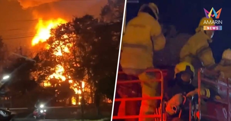 ระเบิดคลังอาวุธ ตชด.21 สุรินทร์ คาดเกิดจากอากาศร้อนอบอ้าว