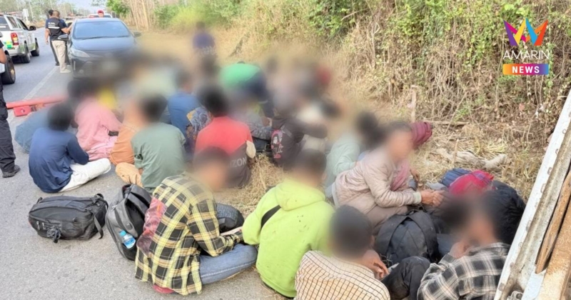 CIB ไล่ล่าต่างด้าวแน่นกระบะ จ่ายค่าหัวคนละ130,000 บาท ปลายทางมาเลเซีย