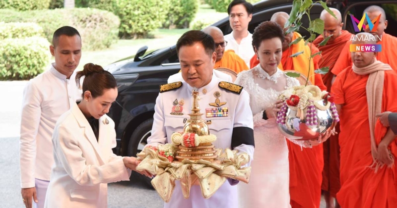 นายกฯอัญเชิญพระบรมสารีริกธาตุศรีลังกา ประดิษฐานชั่วคราวทำเนียบ