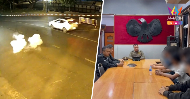 เชียงใหม่รวบแล้ว! วัยรุ่นแสบปาระเบิดป่วนเมือง ลากพ่อแม่เจอข้อหาด้วย