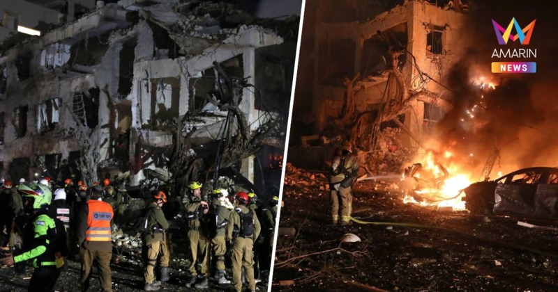 อิหร่านเปิดฉากโจมตีขีปนาวุธใส่อิสราเอล-ฐานทัพสหรัฐฯ ระลอกใหม่