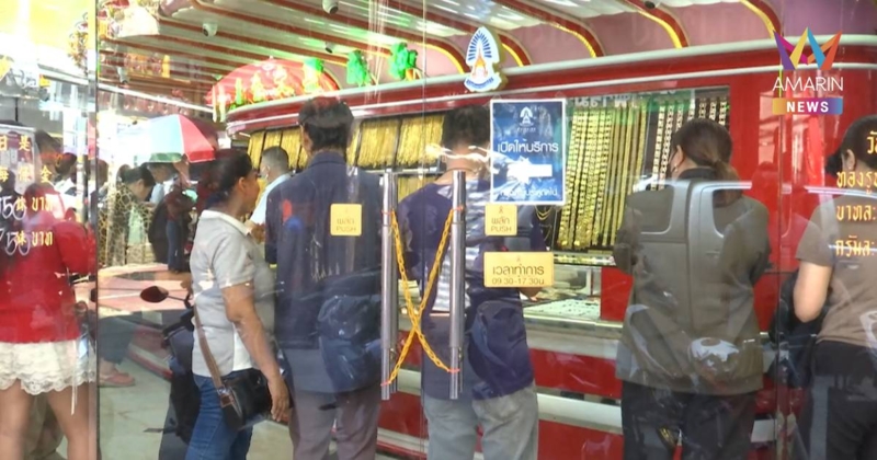 คนแห่ซื้อทองที่เยาวราชคึก หลังสงครามสหรัฐฯ-อิหร่าน นักลงทุนหวังทองพุ่ง