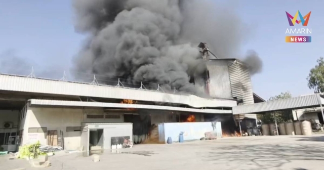 ระทึก! ไฟไหม้โกดังคัดแยกไข่ไก่รายใหญ่สระบุรี คาดเสียหายไม่ต่ำกว่า 1 ล.