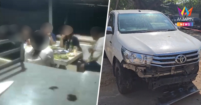 รักแรงแค้นจัด! ลุงวัย 62 พุ่งชนโต๊ะอาหารเจ็บ 7 ราย อดีตเมียเด็กสาหัส