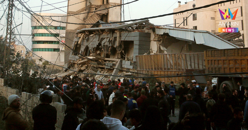 อิสราเอลโจมตีทางอากาศครั้งใหญ่ พุ่งเป้าโรงแรม-ที่พักอาศัยเลบานอน