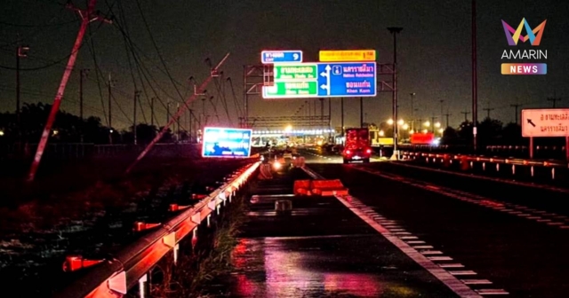 มาตามนัด! พายุฤดูร้อนถล่มโคราชหลายอำเภอ