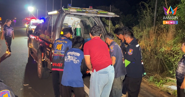 สลดทาสแมว ตามหาแมวรักถูกรถชน พยายามอุ้มซากกลับบ้าน ถูกกระบะพุ่งชนดับ