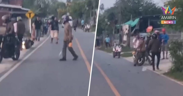 แก๊งเก็บหนี้โหด! เก็บดอก 100 บาทไม่ได้ ปาระเบิด ขี่จยย.ชนเจ็บ