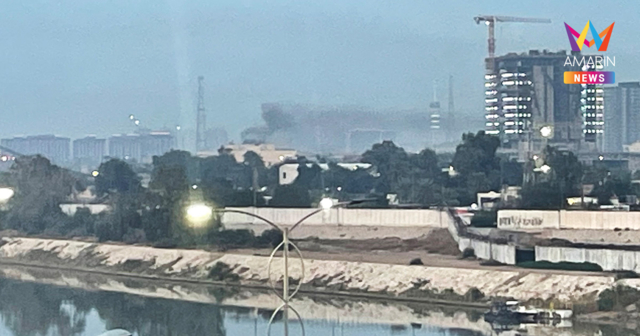 โดรนถล่มสถานทูตสหรัฐฯ ในแบกแดด พ่วงบอมบ์ดับ 