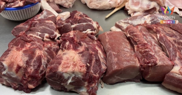 เนื้อหมูตลาดสดขอนแก่น ปรับราคาเพิ่ม กก.ละ 170 บาท