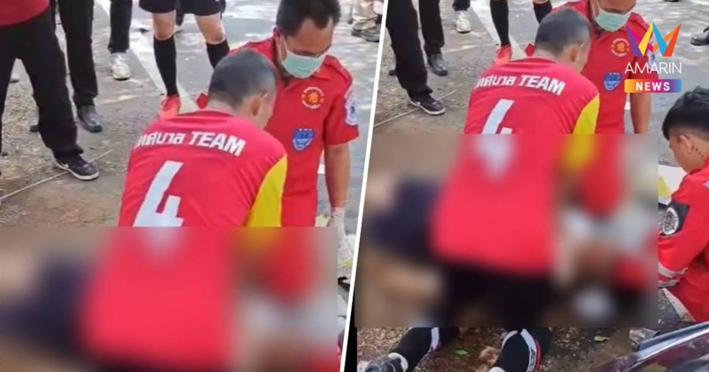 ระทึกอากาศร้อนจัด!นักบอลคู่แข่งฮีโร่เกิดฮีทสโตรกปั๊มหัวใจช่วยกลางเกม