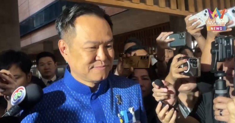 “อนุทิน” ขอบคุณ ฝ่ายค้าน-รบ โหวตนั่งนายกฯ ปัดตอบ สส.งูเห่า ปชน.