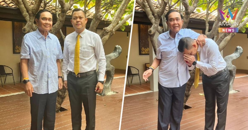 "ธนกร" โพสต์ภาพคู่ "ลุงตู่" กราบอวยพรวันเกิด บอกเป็นแบบอย่างผู้นำ