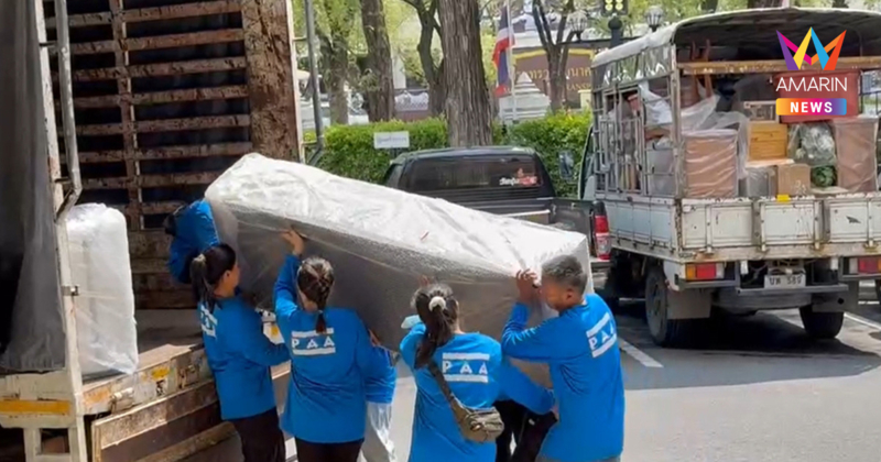 บิ๊กคลีนนิ่ง! "ร.อ.ธรรมนัส" นำทีม 2 รมช. ขนของเกลี้ยงกระทรวงเกษตรฯ