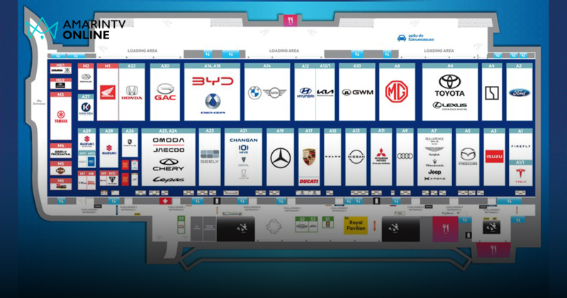 เช็กผังบูท Motor Show 2026 เดินทางไปชมงานง่ายด้วยรถไฟฟ้าสายสีชมพู