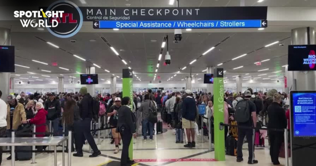 เตือนเผื่อเวลาสนามบินสหรัฐฯ  หลังงบไม่ผ่านทำจนท.หาย ทรัมป์ส่ง ICE คุม