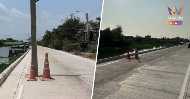 แก้ไขทันควัน! การไฟฟ้าลุยย้ายเสาไฟกลางถนนแล้ว