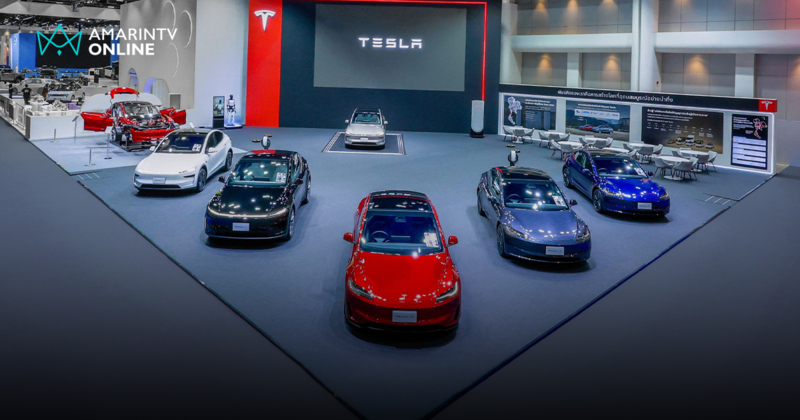 Tesla เปิดตัว Model Y L Premium 6 ที่นั่งครั้งแรกในอาเซียน มอเตอร์โชว์