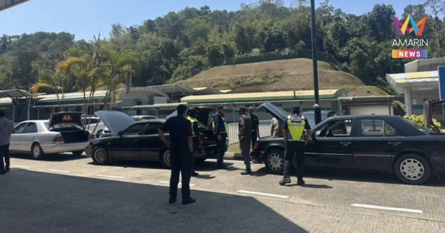 จับกุมชาวมาเลเซีย ลักลอบขนน้ำมันมาส่งที่ อ.เบตง