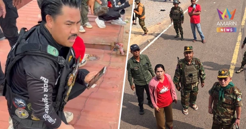 "นี่ประเทศไทย" กัน จอมพลัง ซัดเดือดเขมร บุกประชิดรั้วตู้คอนเทนเนอร์