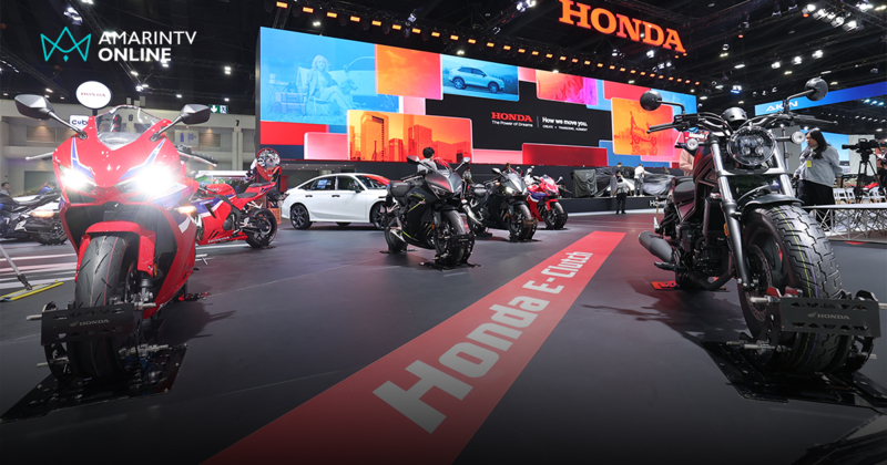 ไทยฮอนด้า เปิดตัวรถรุ่นใหม่ Motor Show 2026 จักรยานยนต์ไฟฟ้า Honda WN7
