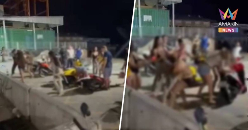 ชายหาดพัทยาเดือด! สาวสองเปิดศึกต่างชาติผิวดำแย่งพื้นที่ขายบริการ