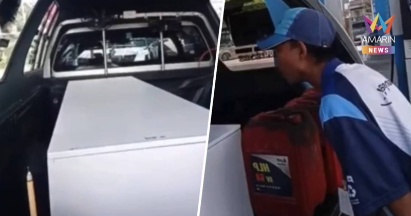 สัปเหร่อสุดทน แบกศพใส่โลงขึ้นรถ ไปซื้อน้ำมันมาเผาหลังถูกปั๊มปฏิเสธ