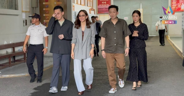 “เอม-โอ๊ค” เยี่ยม “ทักษิณ” เผยตาแดงคาดจากความดัน ไม่น่าห่วง