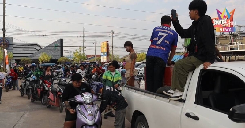 ยอมโดนด่าว่าสร้างภาพ เสี่ยเต็นท์รถใจป้ำ ขายน้ำมัน 7 บาทเต็มถัง