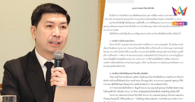 ม.รังสิตเคลียร์ชัด!ปมเลิกจ้าง