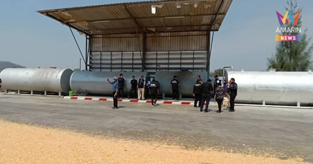 ทลายโกดังอาหารสัตว์เถื่อน กักตุนน้ำมันดีเซล 1.4 แสนลิตร