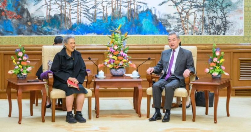 หวังอี้ เข้าเฝ้าฯ กรมสมเด็จพระเทพฯ เสด็จเยือนประเทศจีน