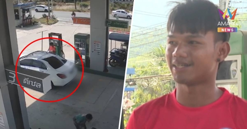 สาวขับเบนซ์ โล่จ่ายค่าน้ำมันแล้ว แจง "เน็ตล่ม-แอปฯหมุน" นึกว่าโอนเสร็จ