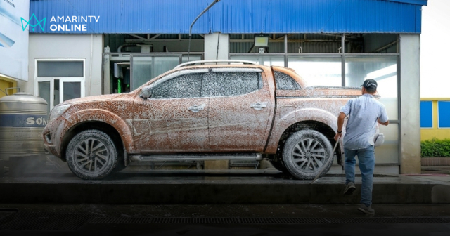 เตือนภัยคราบแป้งสงกรานต์ตัวร้าย ทำลายสีรถหากปล่อยไว้นานกลางแดด