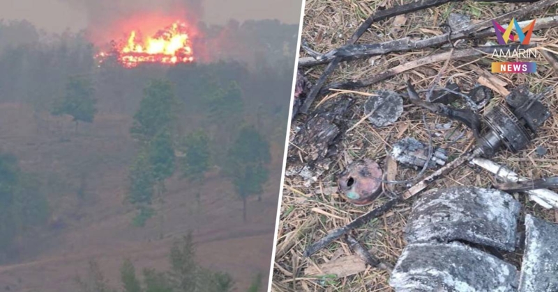 รบเดือด! เมียนมาส่งเครื่องบินบอมบ์ฝ่ายกะเหรี่ยง โดรนกามิกาเซ ตกเขตไทย