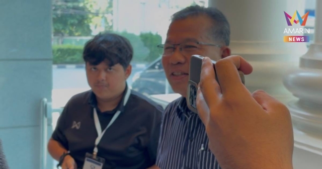 กลับมาแล้วเหรอ? “อนุทิน” ทัก “คารม” กลางงานเบิร์ดเดย์ภูมิใจไทย