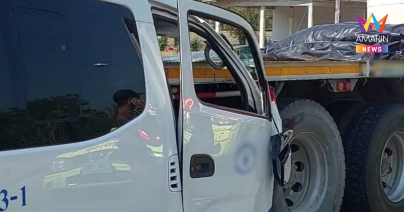 สลด! รถตู้โดยสารตาก-แม่สอดชนท้ายสิบล้อ ดับ5 เจ็บ9 คาดคนขับหลับใน