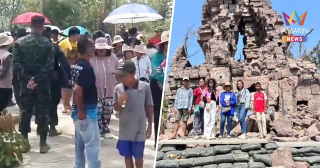 สงกรานต์สุรินทร์คึกคัก! นักท่องเที่ยวเนืองแน่นปราสาทตาควาย-เนิน 350