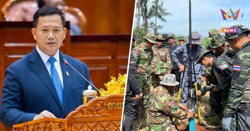 ฮุน มาเนต จี้ไทยเดินหน้าปักปันเขตแดนตามข้อตกลง GBC ปี 68